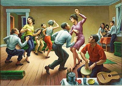 Thomas Hart Benton  The Twist  - Bolero, a Dança do Amor. Sua história como música e como Dança